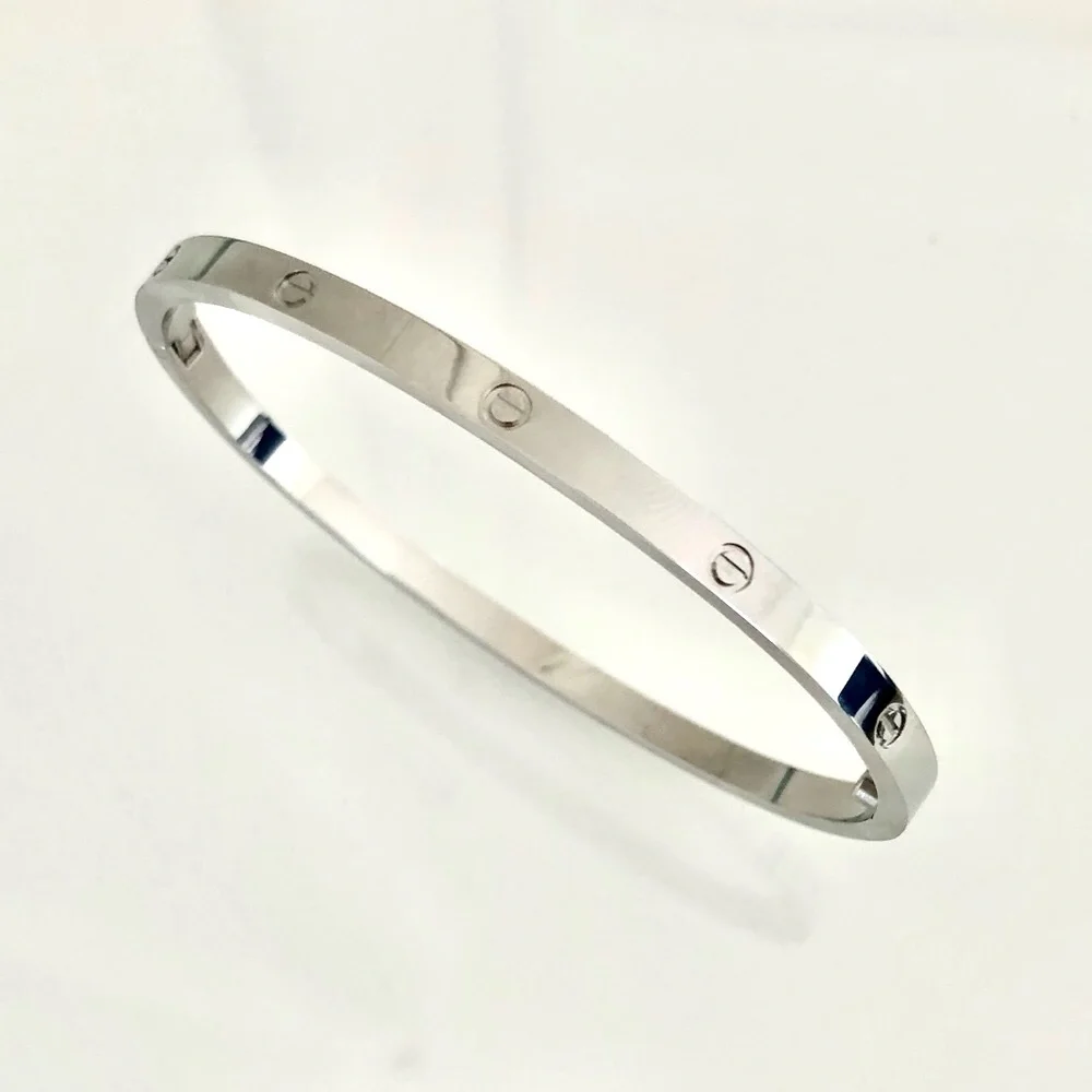 Screw Bracelet Small Model Stainless Steel.